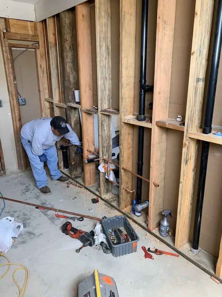 Commercial rough-in plumbing for Water Heater Replacement in Downtown Chamblee
